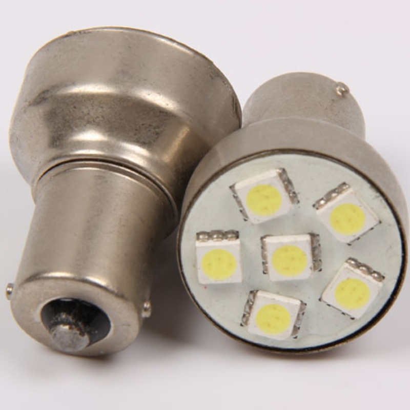 car turn lights 6smd 5050 turn signal light s25 1156 p21w