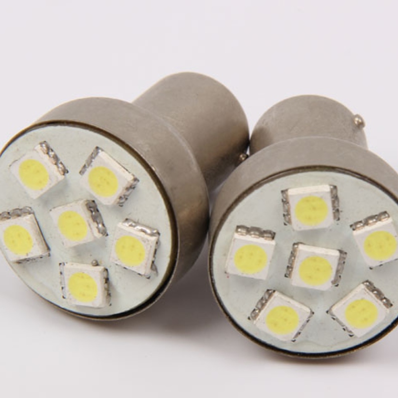 car turn lights 6smd 5050 turn signal light s25 1156 p21w