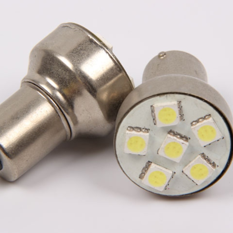 car turn lights 6smd 5050 turn signal light s25 1156 p21w