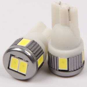 T10 wedge W5W 168 194 6SMD 10SMD 5730 auto led replacement bulbs