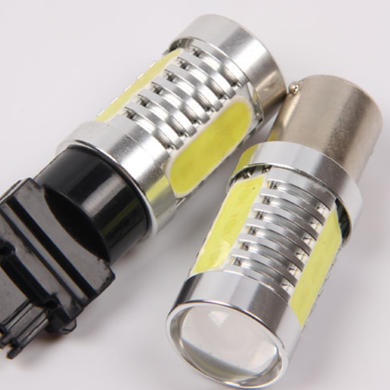 car turn lights 6w cob with lens car back up and turn signal light s25 1156 3156