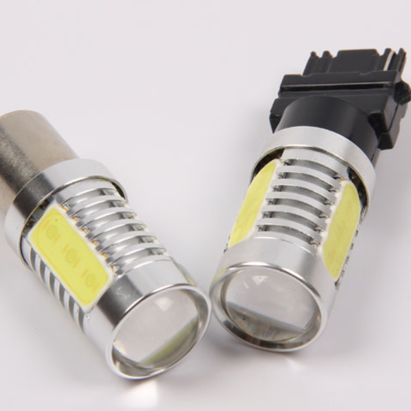 car turn lights 6w cob with lens car back up and turn signal light s25 1156 3156