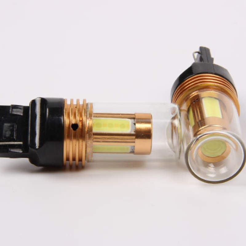 new design car turn lights 7.5w cob with cover car back up and turn signal light w21w t20 7440 led light