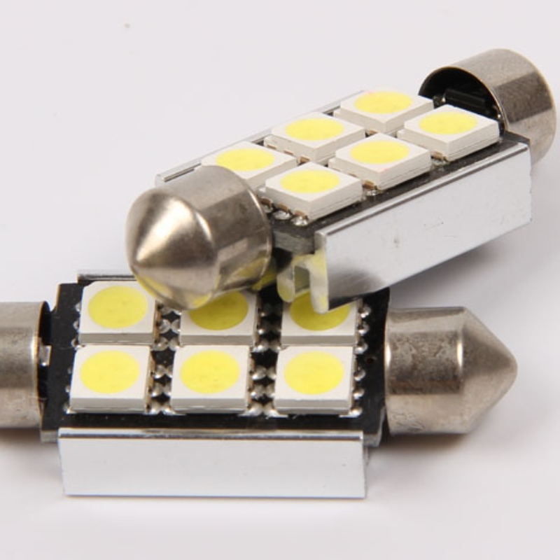 5050 6smd canbus error free 36mm auto car led festoon light led interior light