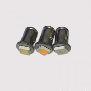 6 Volt 12V 5050 1smd 5smd miniature led light BA7S instrument dashboard indicator ba7s led bulbs