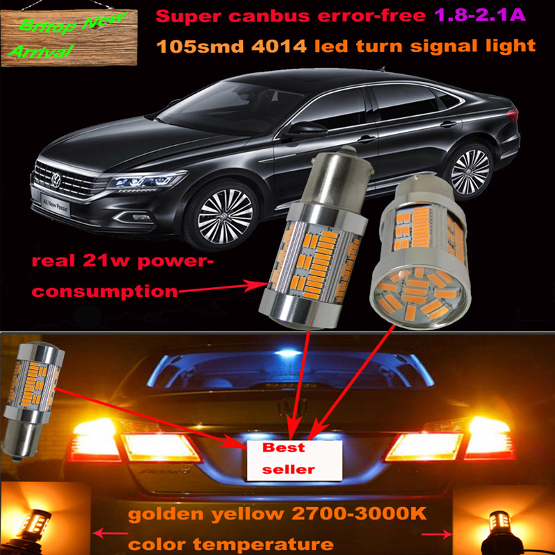 Britopled Super canbus real 21W error free led turn signal lights put on market now