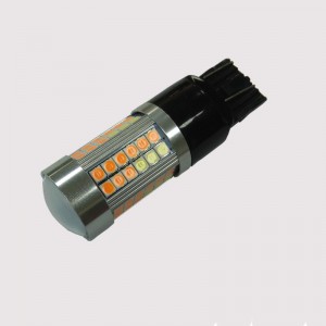 Built-in super canbus error free real 21/5W 3030SMD Dual color switchback bay15d 1157 7443 3157 led drl and turn signal light